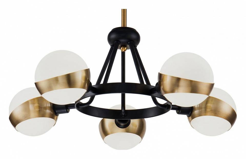 Люстра на штанге Freya Silvia 5 ламп FR5009PL-05B