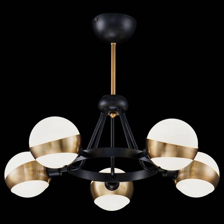 Люстра на штанге Freya Silvia 5 ламп FR5009PL-05B