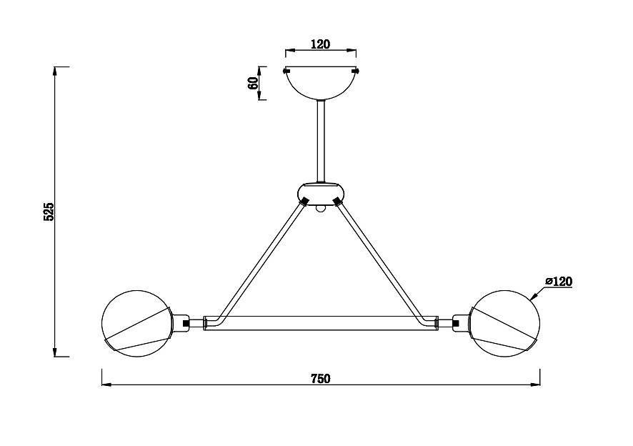 Подвесная люстра Freya Silvia 8 ламп FR5009PL-08B
