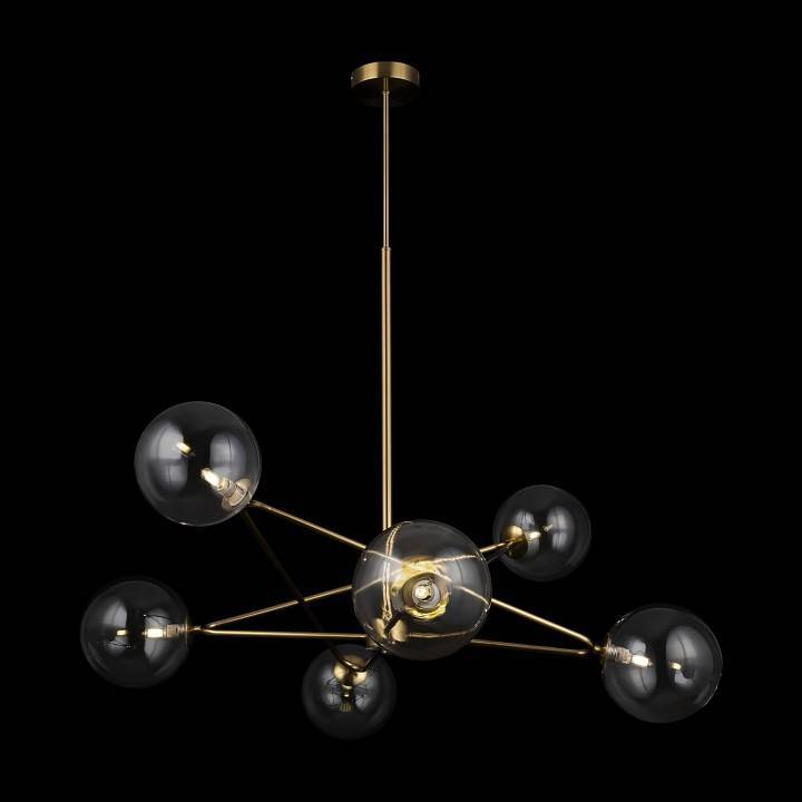 Люстра на штанге Freya Bumble 6 ламп FR5144PL-06TR