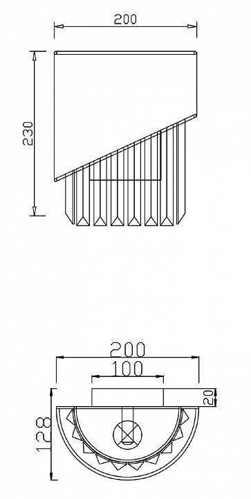 Накладной светильник Freya Eclipse FR5170WL-01N
