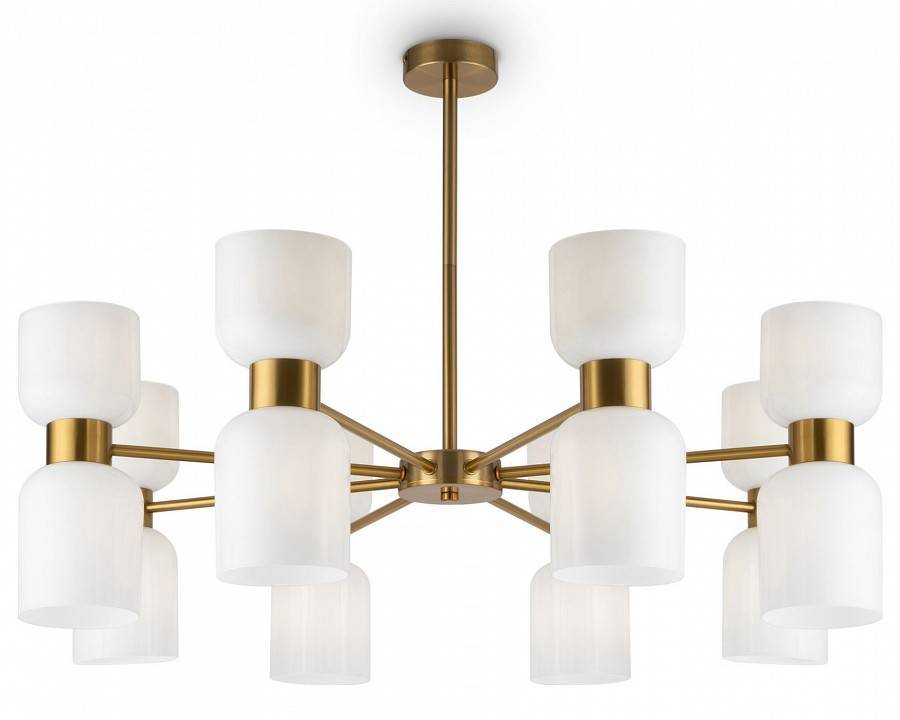 Люстра на штанге Freya Savia 16 ламп FR5203PL-16BS