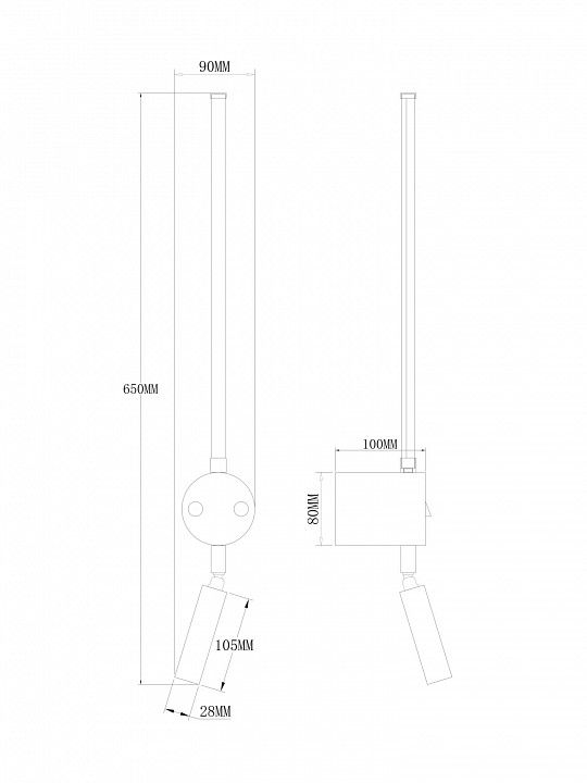Накладной светильник Freya Mystery FR6063WL-L24B