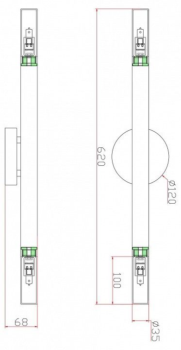 Бра Freya Match FR6109WL-02G