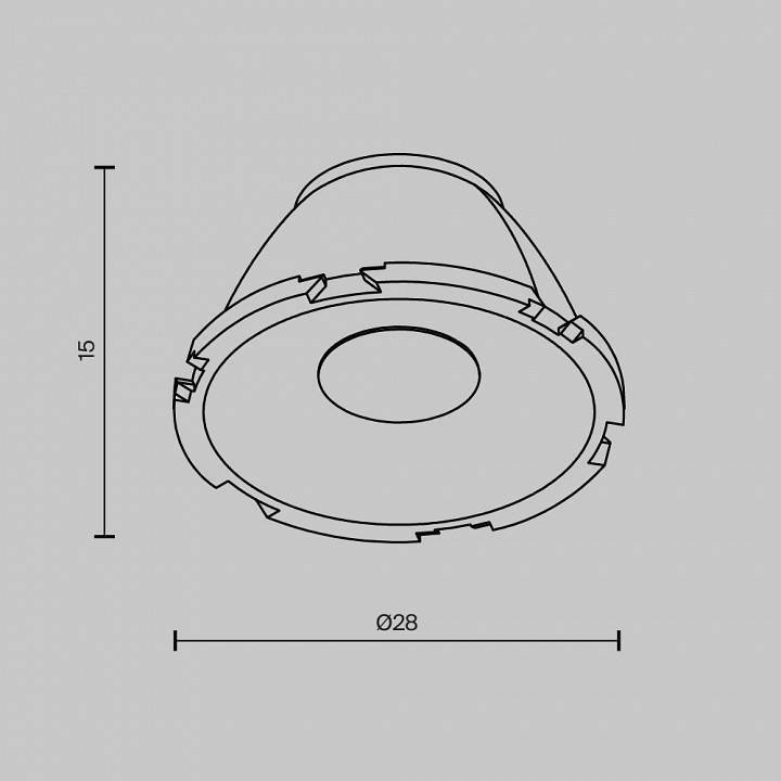 Линза Maytoni Accessories LensCD28-24
