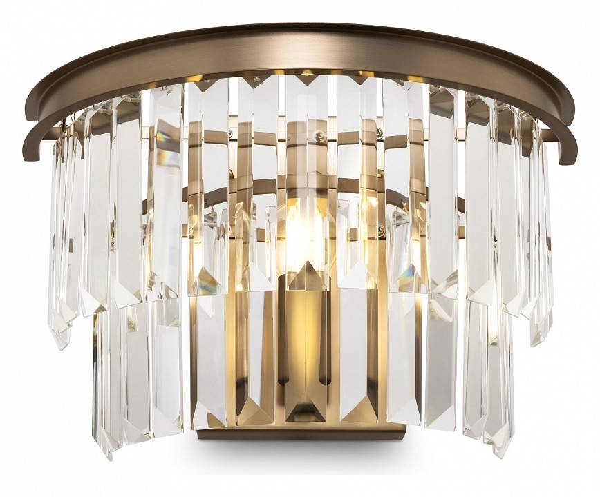 Накладной светильник Maytoni Revero 1 лампа латунь MOD085WL-01BS