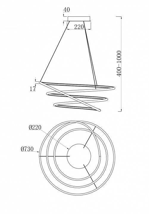 Подвесной светильник Maytoni Nola MOD100PL-L88W
