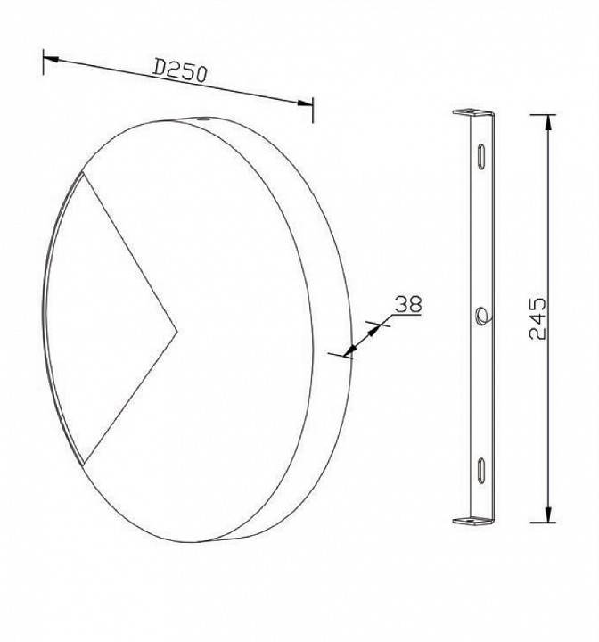 Накладной светильник Maytoni Jupiter LED 8 Вт латунь MOD320WL-L8BS3K