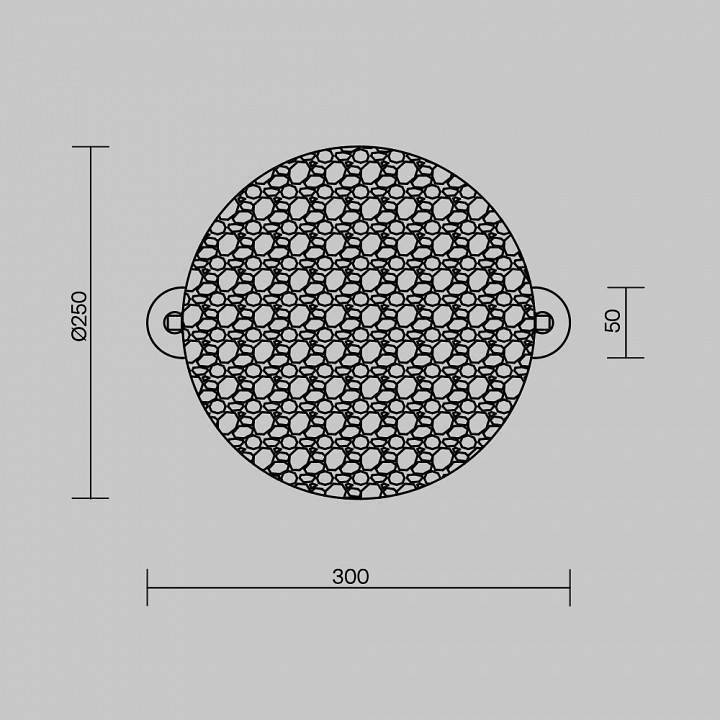 Накладной светильник Maytoni Mangata MOD387WL-L8CH3K