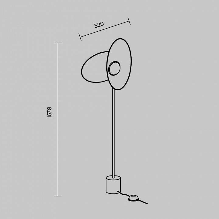 Торшер Maytoni Evolution MOD396FL-L10W3K