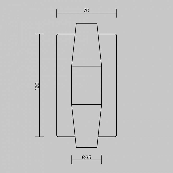 Бра Maytoni Arana MOD401WL-L6BS3K