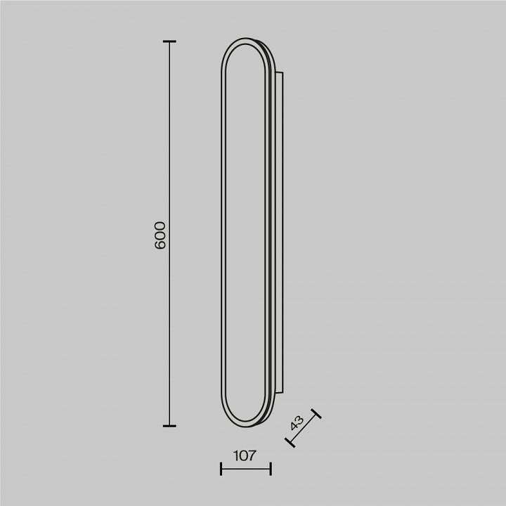 Накладной светильник Maytoni Perlamour MOD429WL-L30BSK