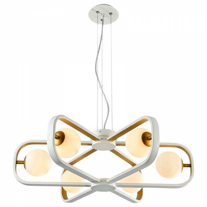 Подвесная люстра Maytoni Avola 6 ламп MOD431-PL-06-WG