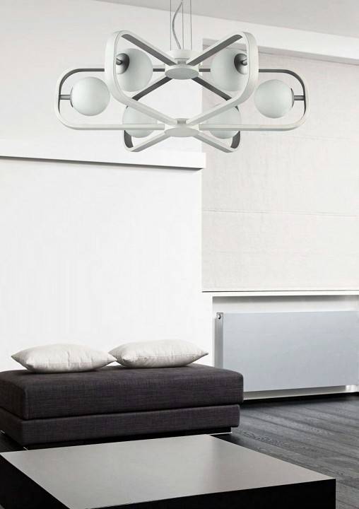 Подвесная люстра Maytoni Avola 6 ламп MOD431-PL-06-WG