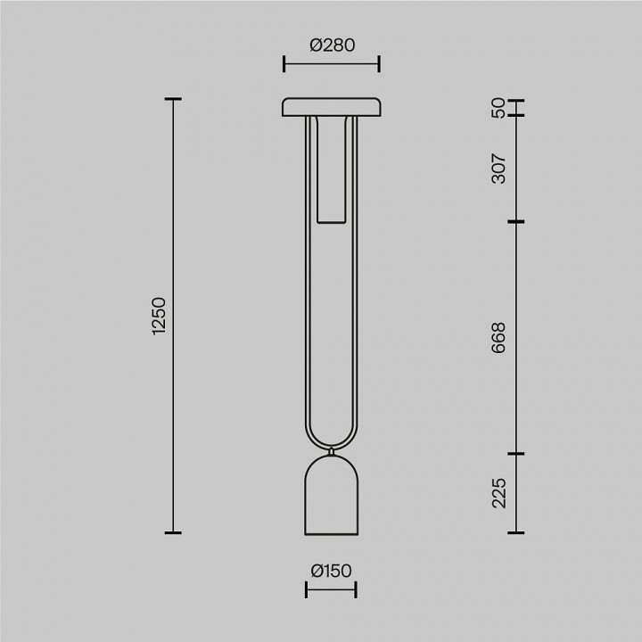 Торшер Maytoni Ikebana MOD463FL-L24BS3K