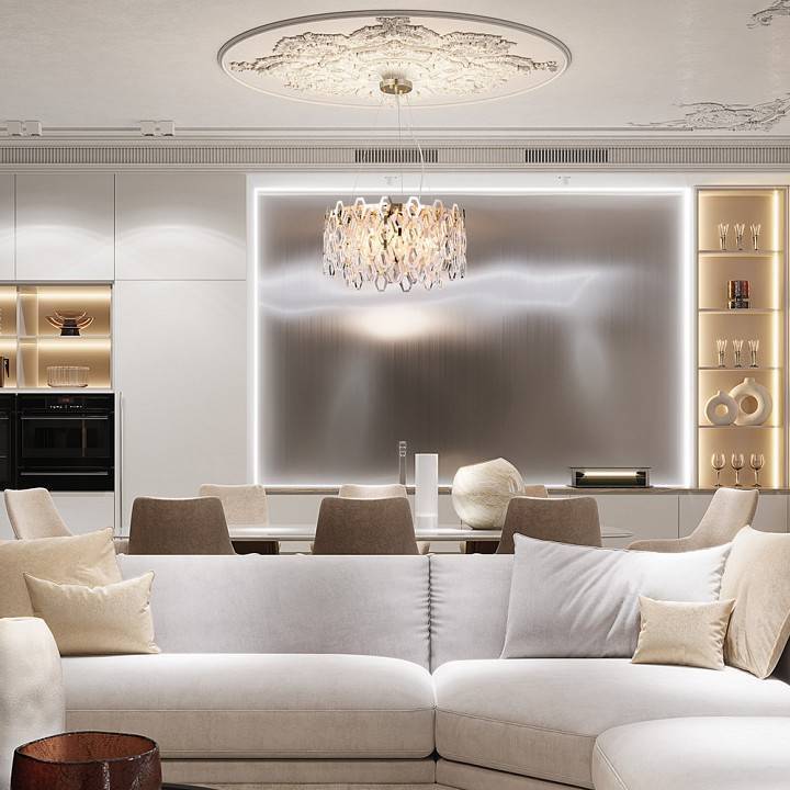 Подвесной светильник Maytoni Tissage 9xE14 MOD490PL-09G