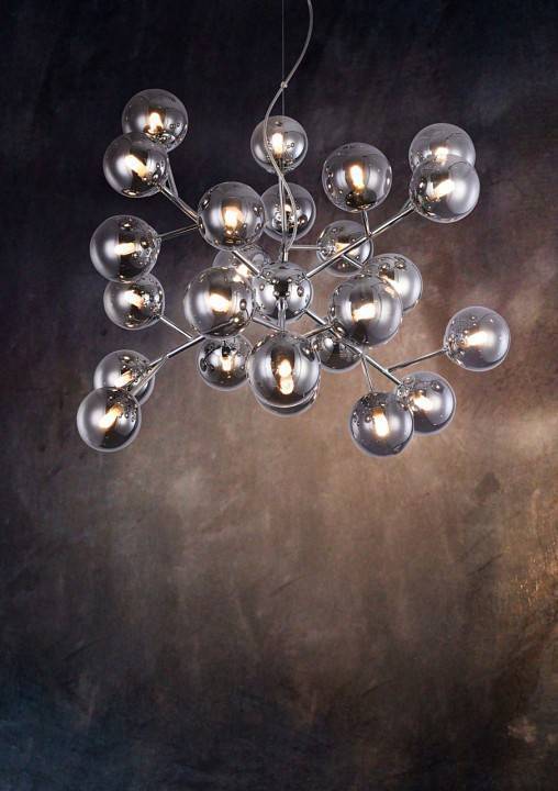 Подвесная люстра Maytoni Dallas 24 лампы Хром MOD545PL-24CH