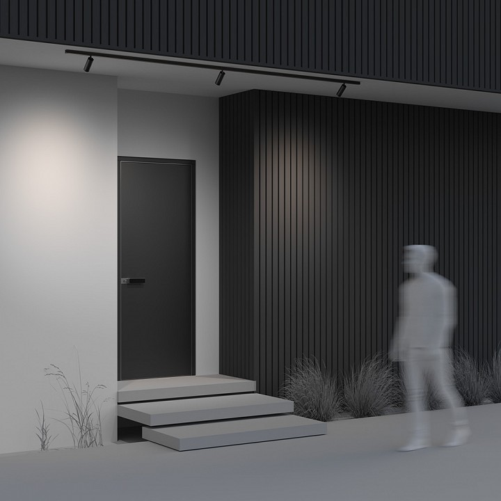 Трековый светодиодный светильник Maytoni Focus Led O-TR02-1-S-15WB4K