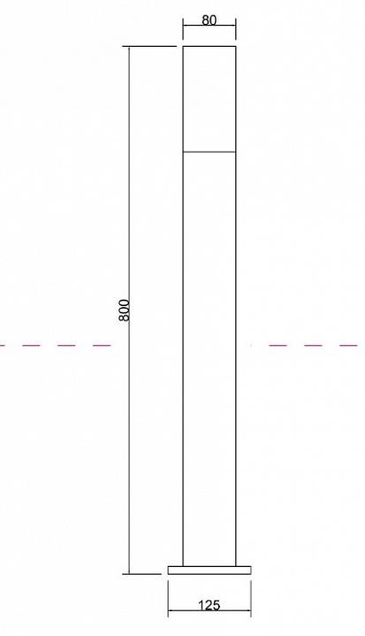 Уличный светильник Maytoni Willis O418FL-01B1