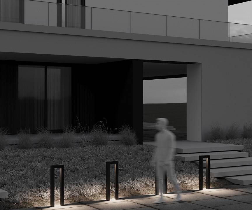 Уличный светодиодный светильник Maytoni Frama O469FL-L12GF3K