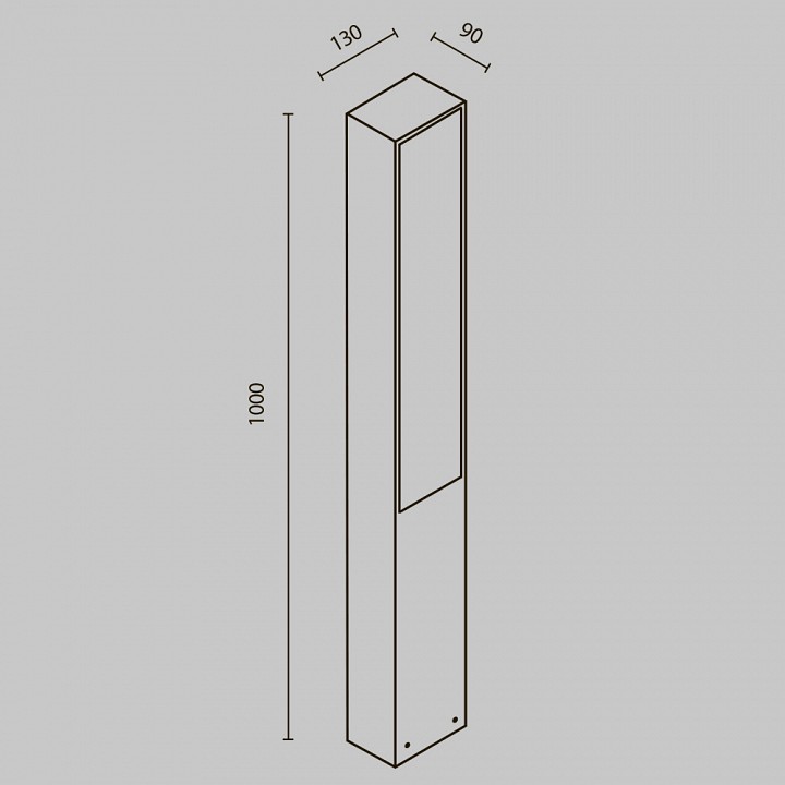 Уличный наземный светильник Maytoni Blitz O470FL-L20GF3K