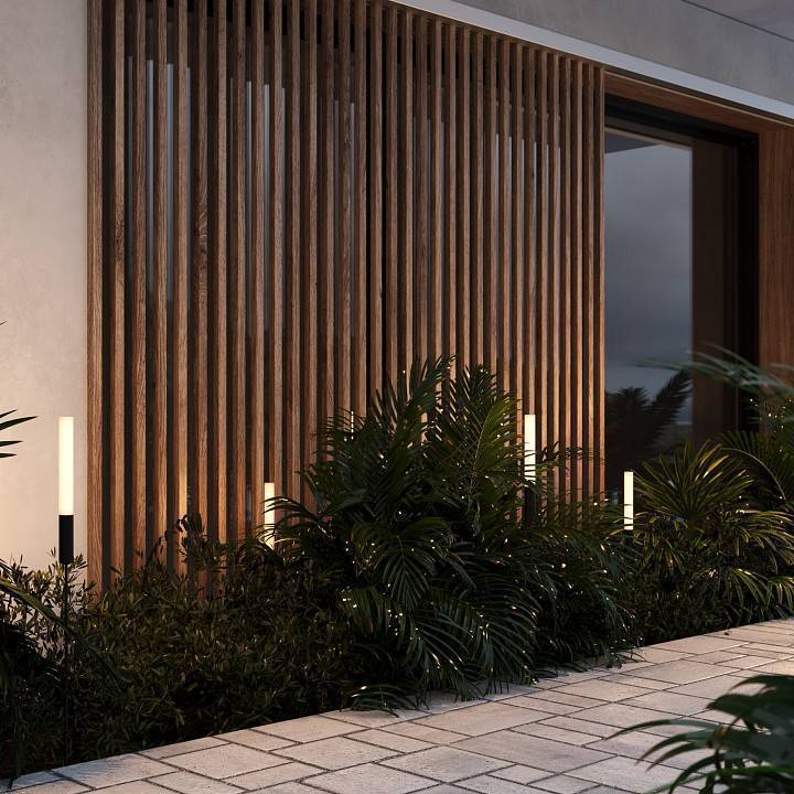 Уличный наземный светильник Maytoni Flare O487FL-L3GF3K