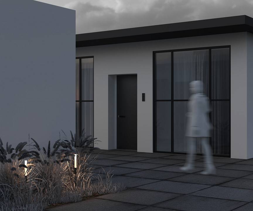 Уличный наземный светильник Maytoni Flare O487FL-L3GF3K