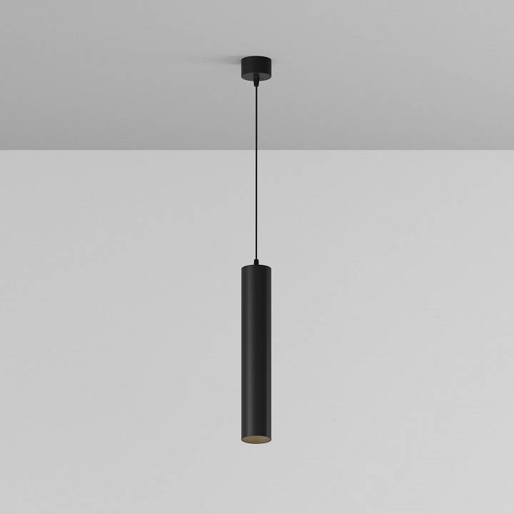 Подвесной светодиодный светильник Maytoni Focus LED 12 Вт 4000 К черный P072PL-L12B4K-1