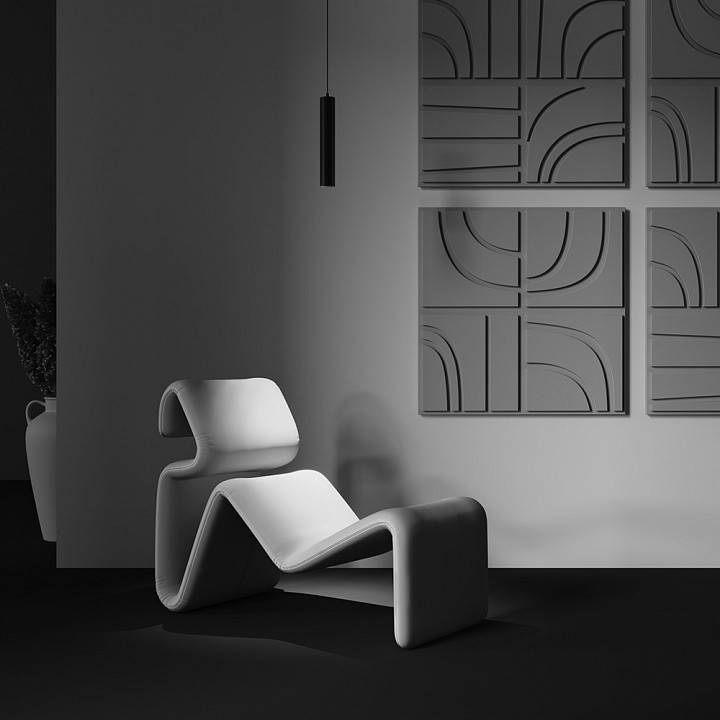 Подвесной светодиодный светильник Maytoni Focus LED 12 Вт 4000 К черный P072PL-L12B4K-1