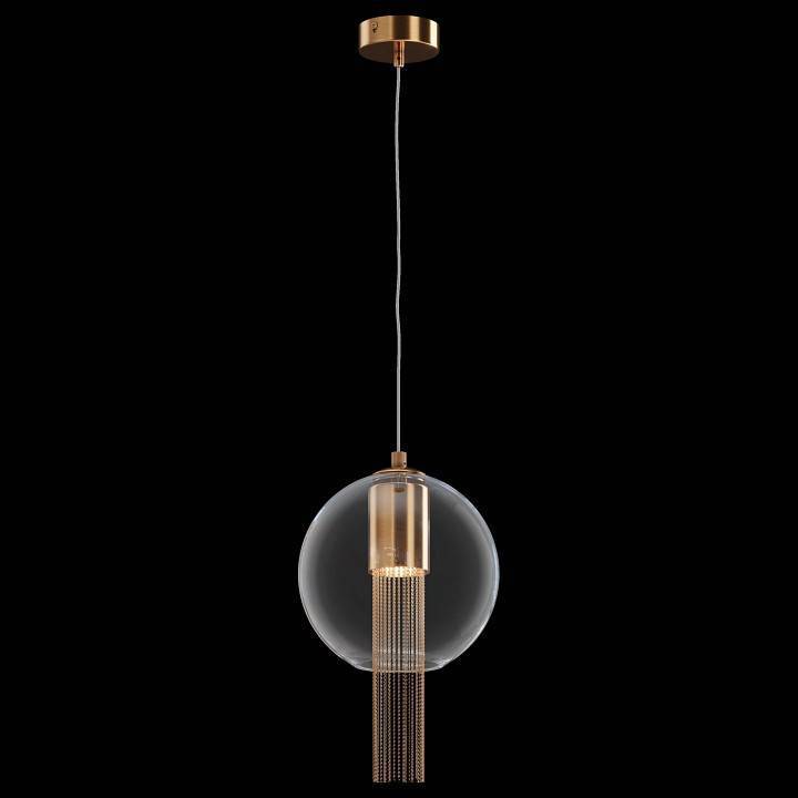 Подвесной светильник Maytoni Flusso 1 лампа бронза P095PL-01BZ