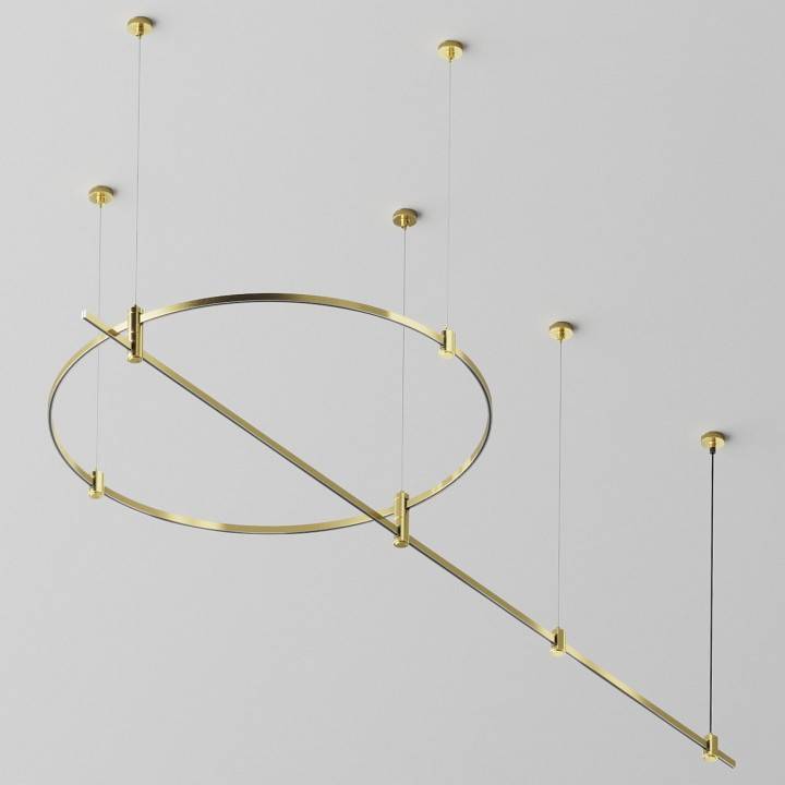 Шинопровод подвесной Maytoni Flarity готовая конструкция TFC-Flar-H05-BS