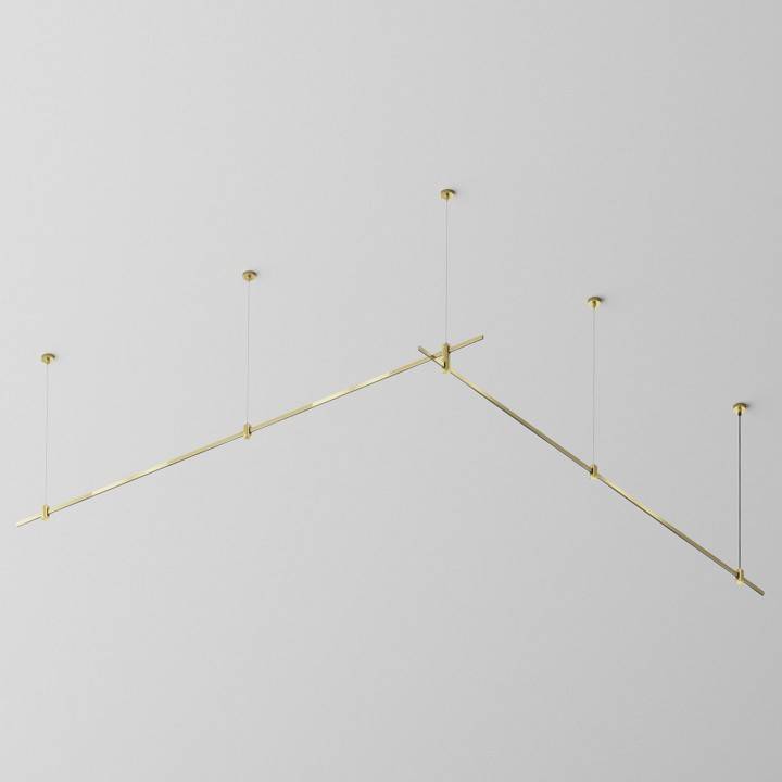 Шинопровод подвесной Maytoni Flarity готовая конструкция TFC-Flar-H06-BS