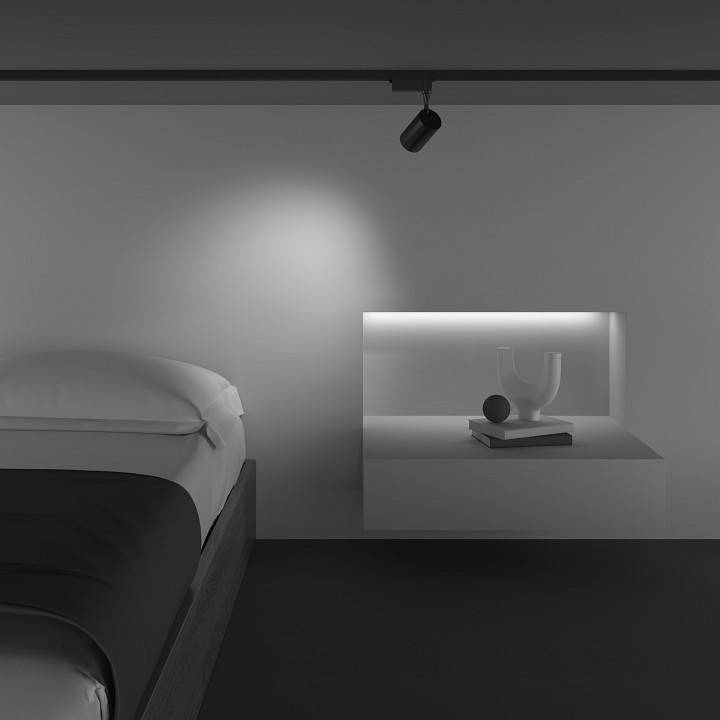 Трековый светильник Maytoni Vuoro 6 Вт 3000 K черный TR003-1-6W3K-M-B