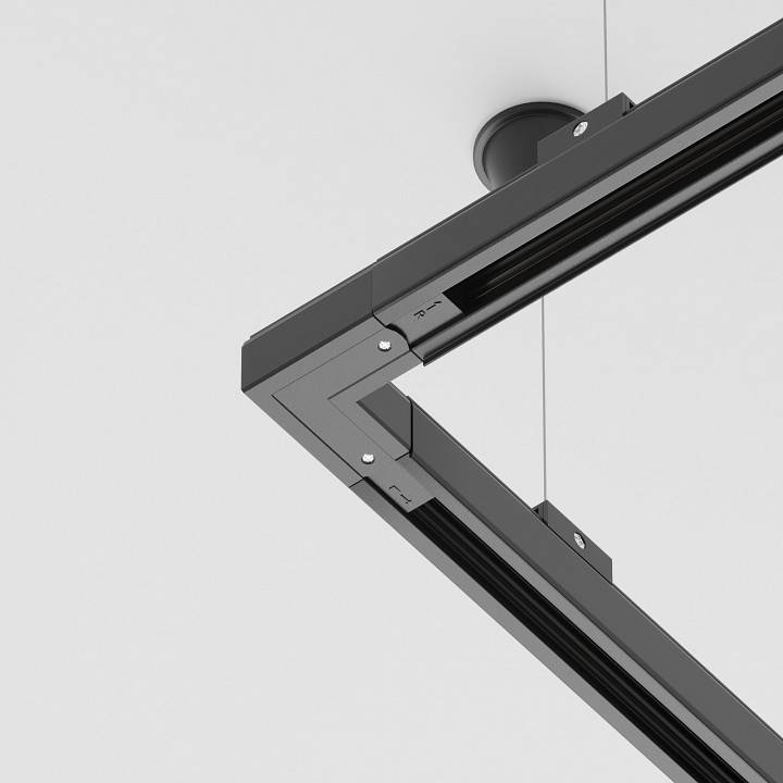 Соединитель угловой L-образный для треков Maytoni Accessorises TRA005CL-31B-R