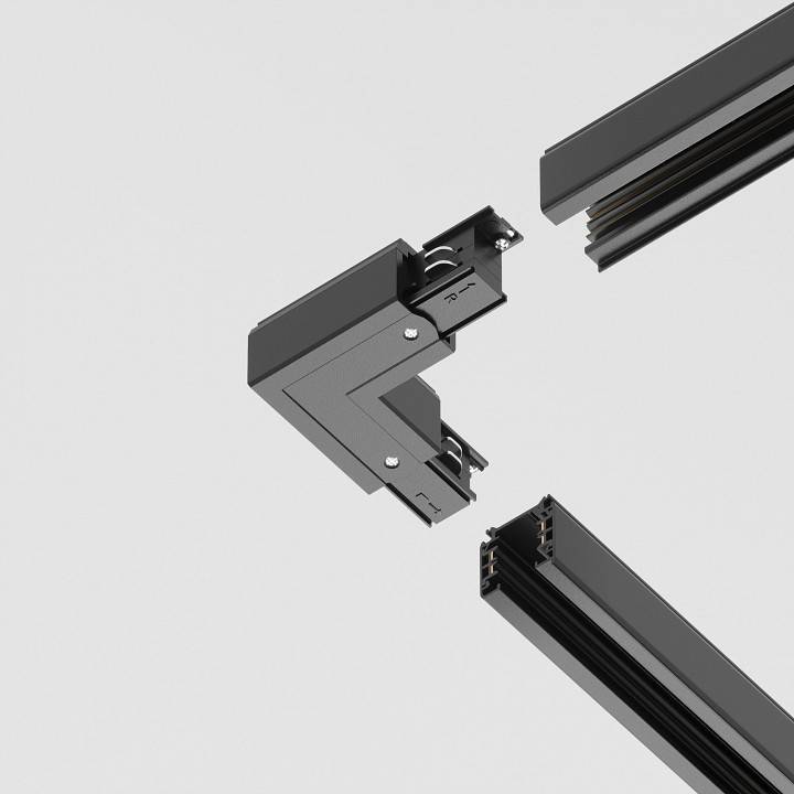 Соединитель угловой L-образный для треков Maytoni Accessorises TRA005CL-31B-R