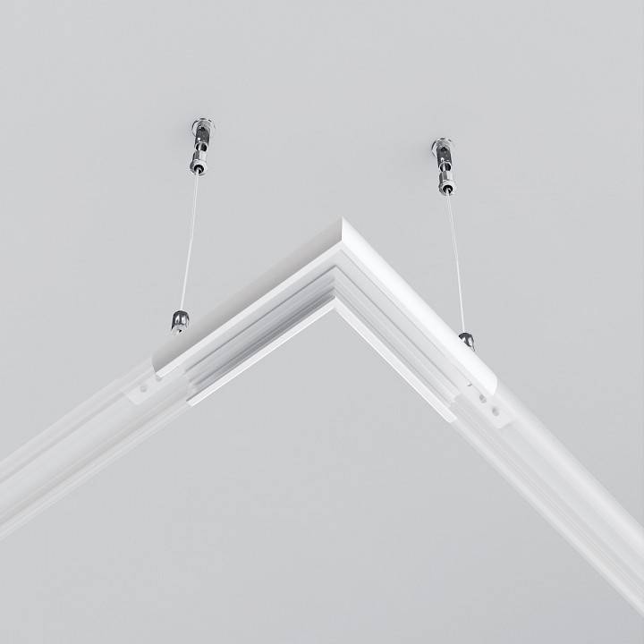 Соединитель угловой L-образный для накладных треков Maytoni Exility TRAM034CL-R-41W