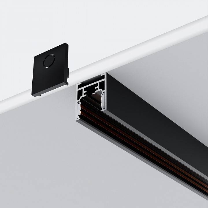 Шинопровод магнитный накладной Maytoni Exility 2 м черный TRXM034-412B