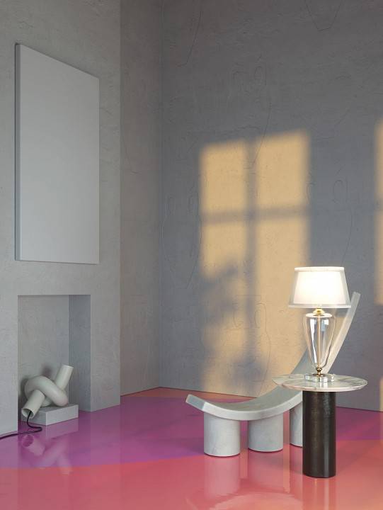 Настольная лампа декоративная Maytoni Verre Z005TL-01BS