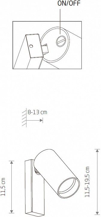 Бра Nowodvorski Mono 7808