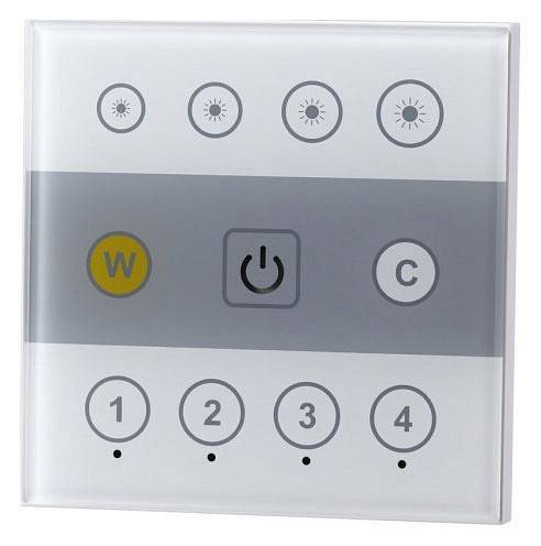 Панель-диммер клавишная накладная Novotech Gestion 358340