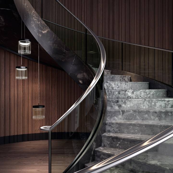 Подвесной светильник Novotech Aura 10 Вт белый/золото 359008