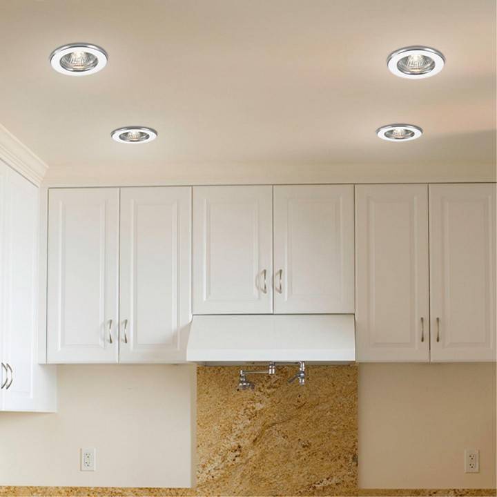 Встраиваемый светильник Novotech Classic GU5.3 белый/золото 369702