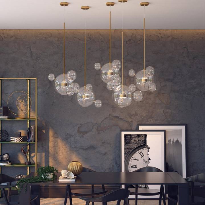 Подвесной светодиодный светильник Odeon Light Bubbles 4640/12LA