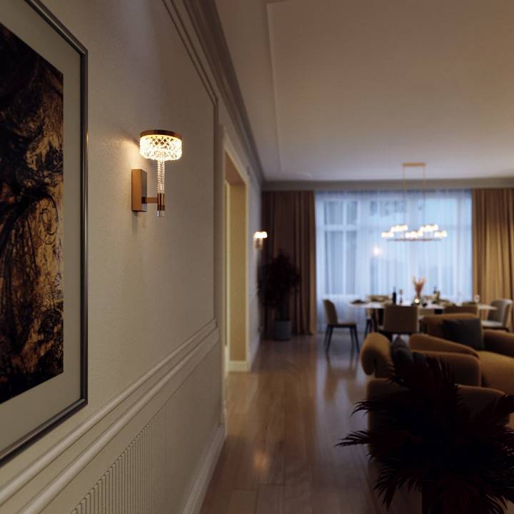 Бра светодиодное Odeon Light Fivre 5032/8WL