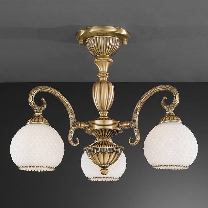 Люстра на штанге Reccagni Angelo 8420 3 лампы PL 8420/3