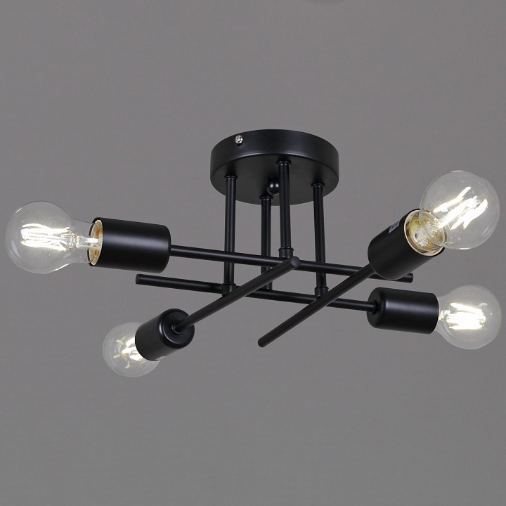 Люстра потолочная De City 01734-0.3-04 BK