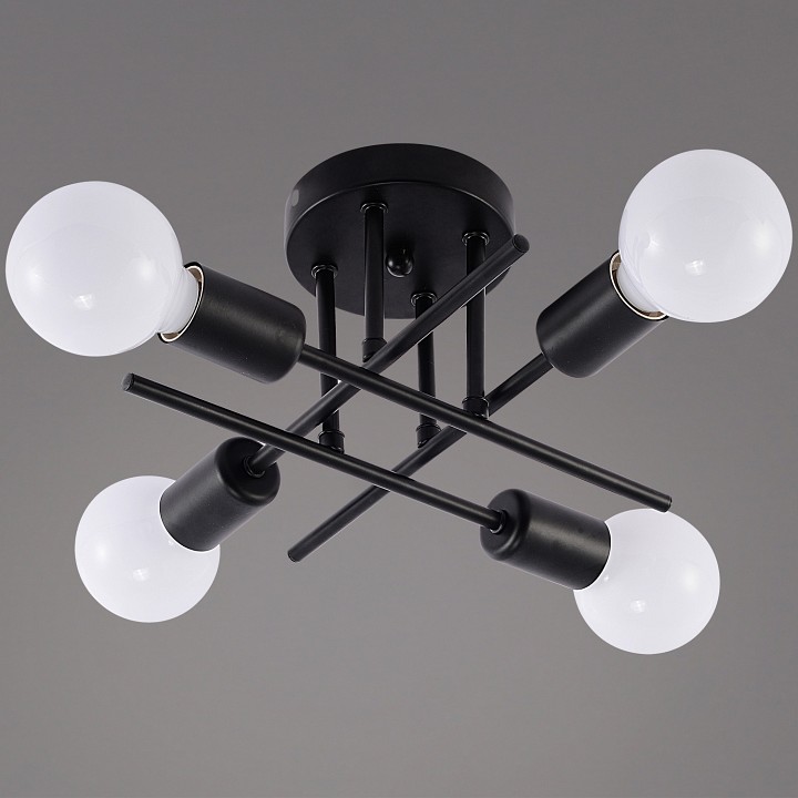 Люстра потолочная De City 01734-0.3-04 BK