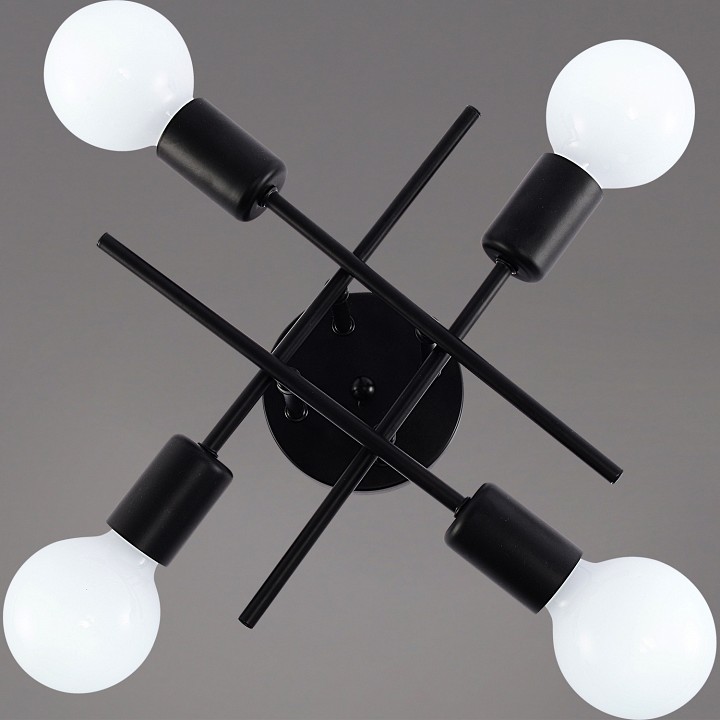 Люстра потолочная De City 01734-0.3-04 BK