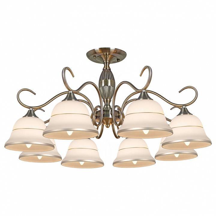 Люстра на штанге Reluce 02263 8 ламп AB 02263-0.3-08 AB