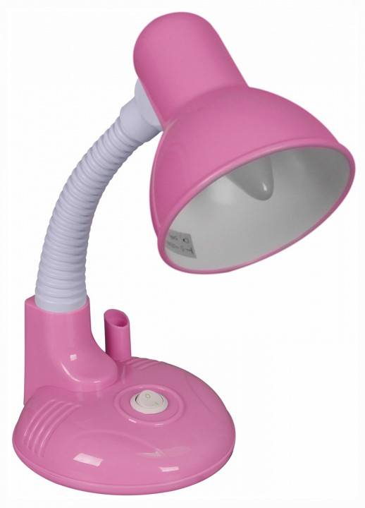 Настольная лампа офисная Reluce 2317 розовая 02317-0.7-01 PK